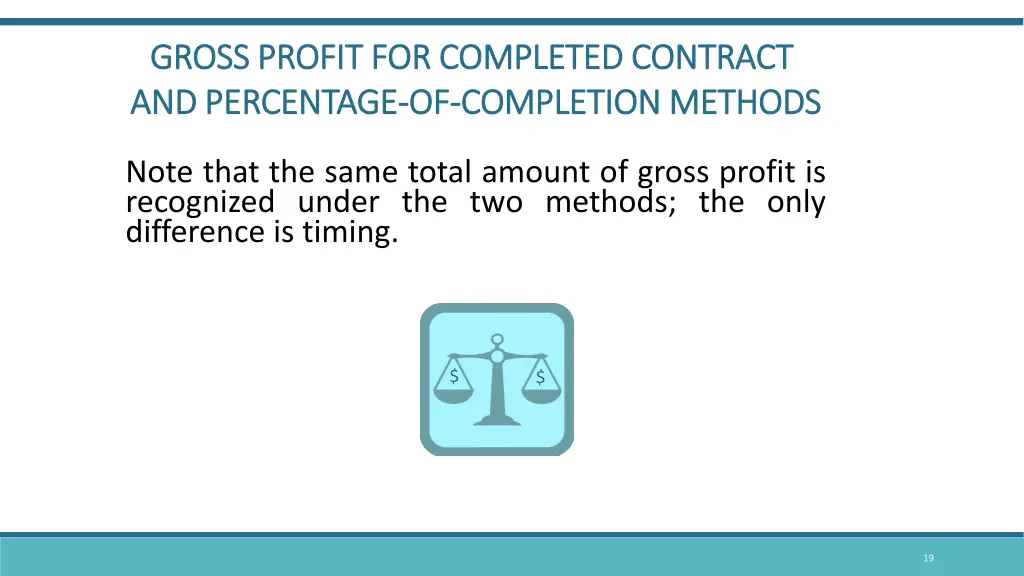 gross profit for completed contract gross profit