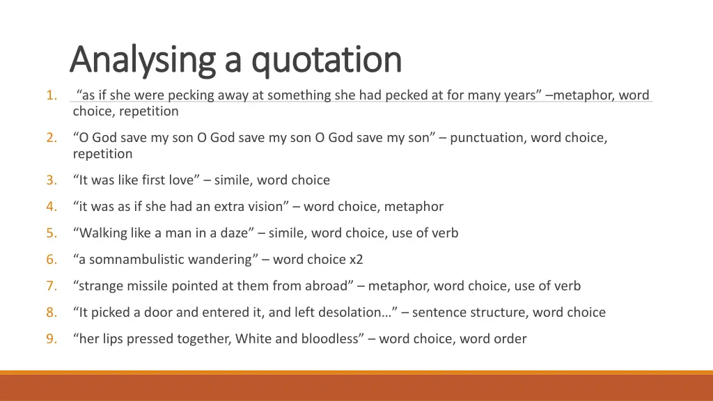 analysing a quotation analysing a quotation 1