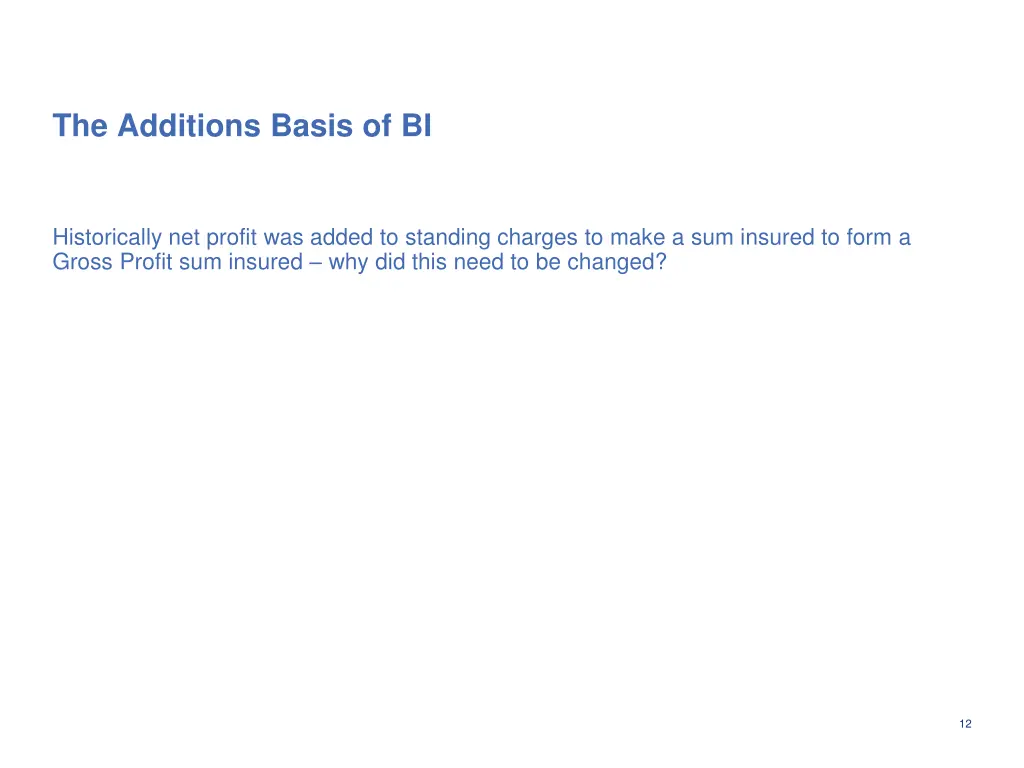 the additions basis of bi