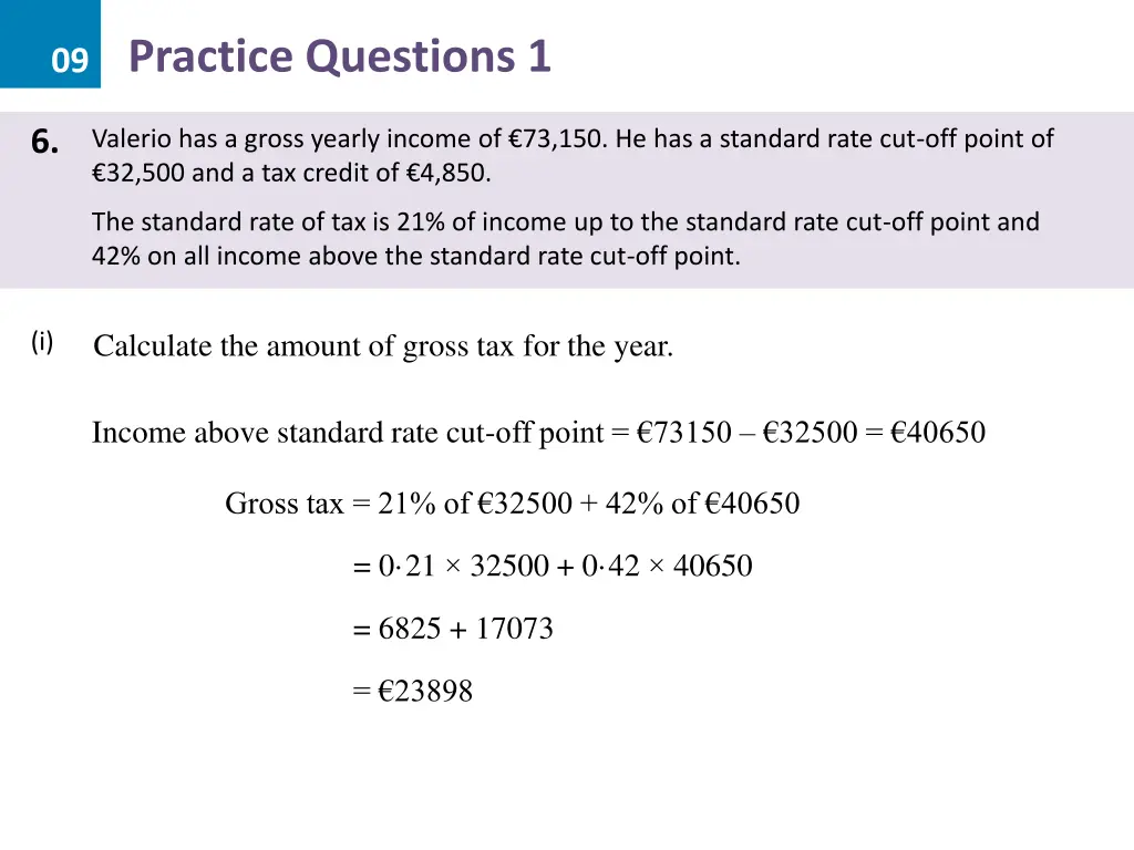 09 practice questions 1 12