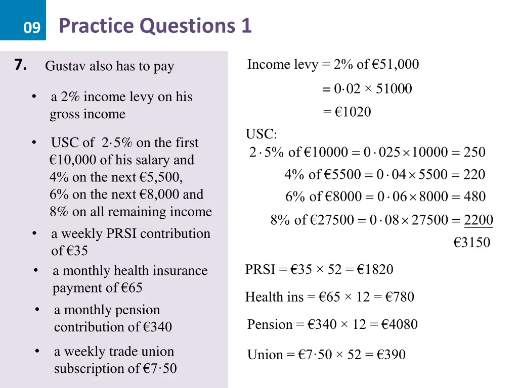 09 practice questions 1 16