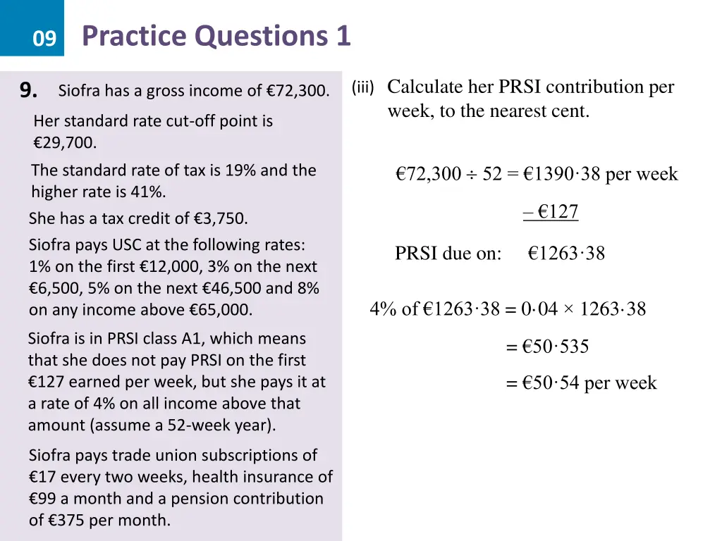 09 practice questions 1 25