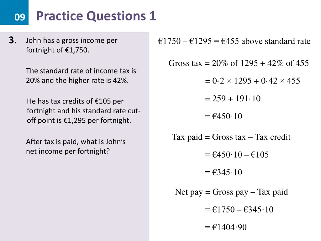 09 practice questions 1 4