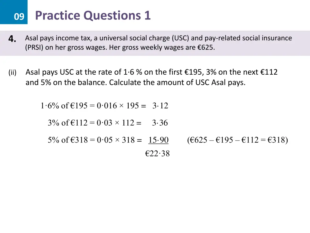 09 practice questions 1 6