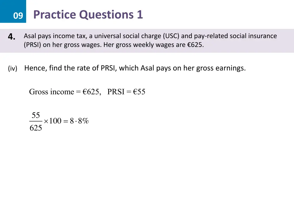 09 practice questions 1 8