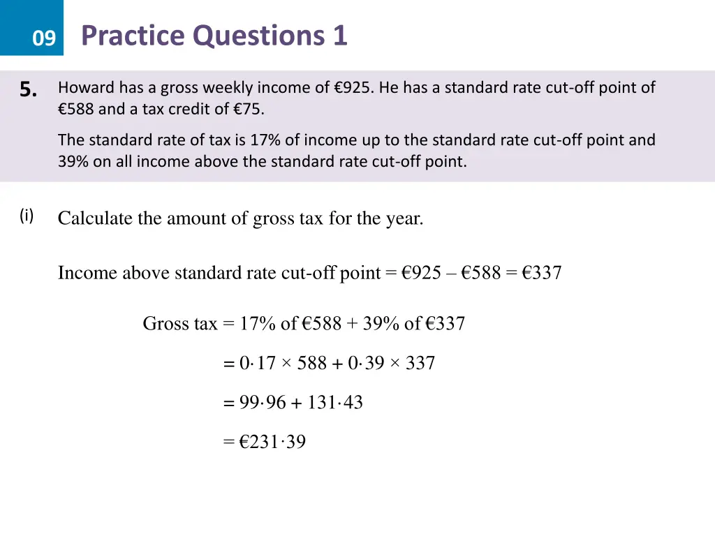 09 practice questions 1 9