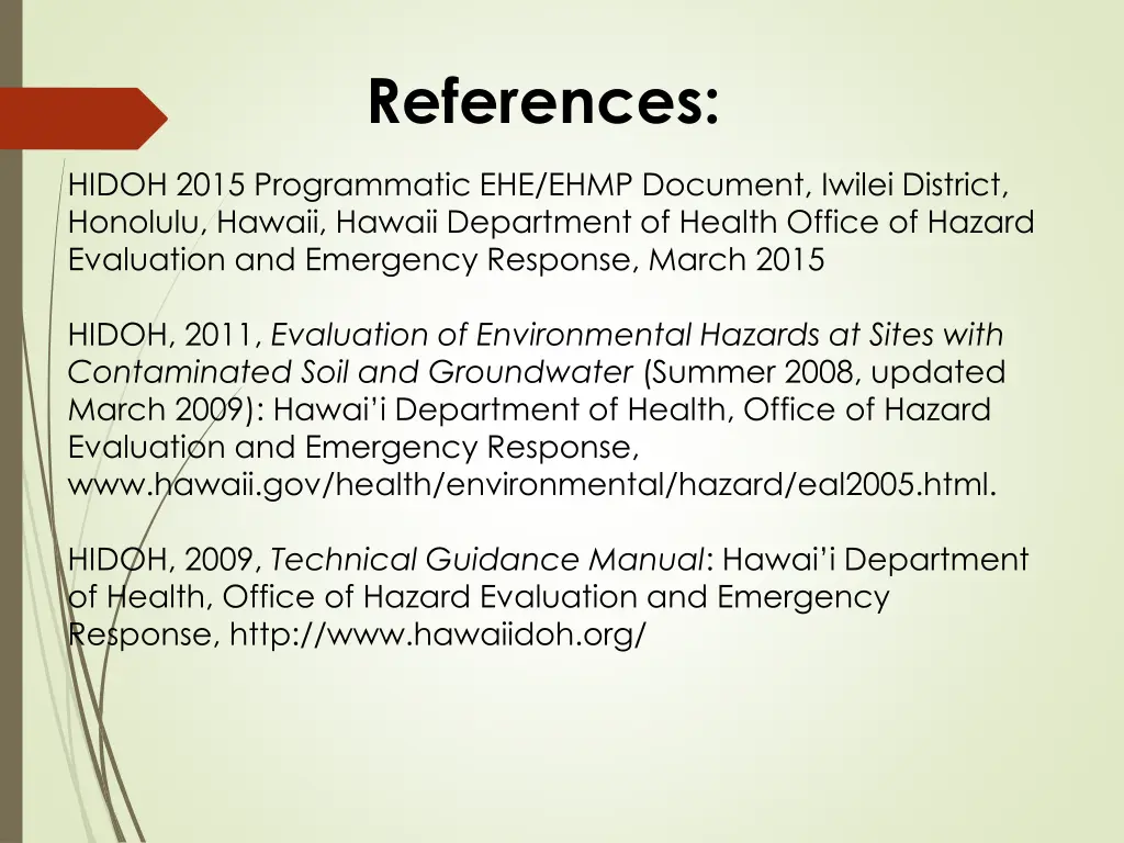 references