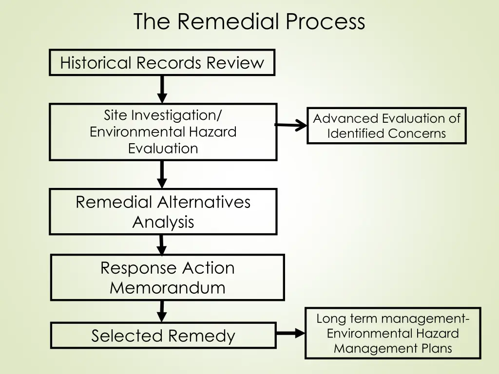 the remedial process