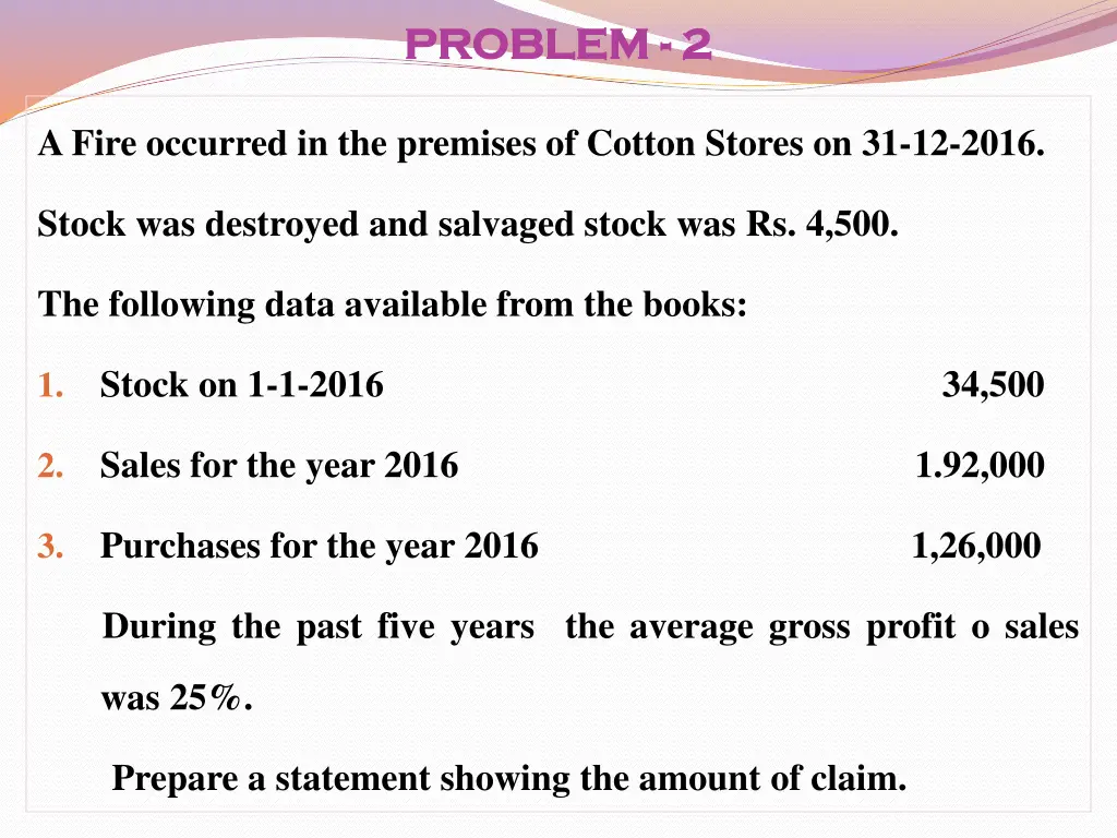 problem problem 2 2