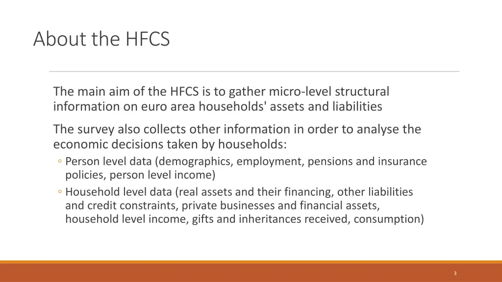 about the hfcs