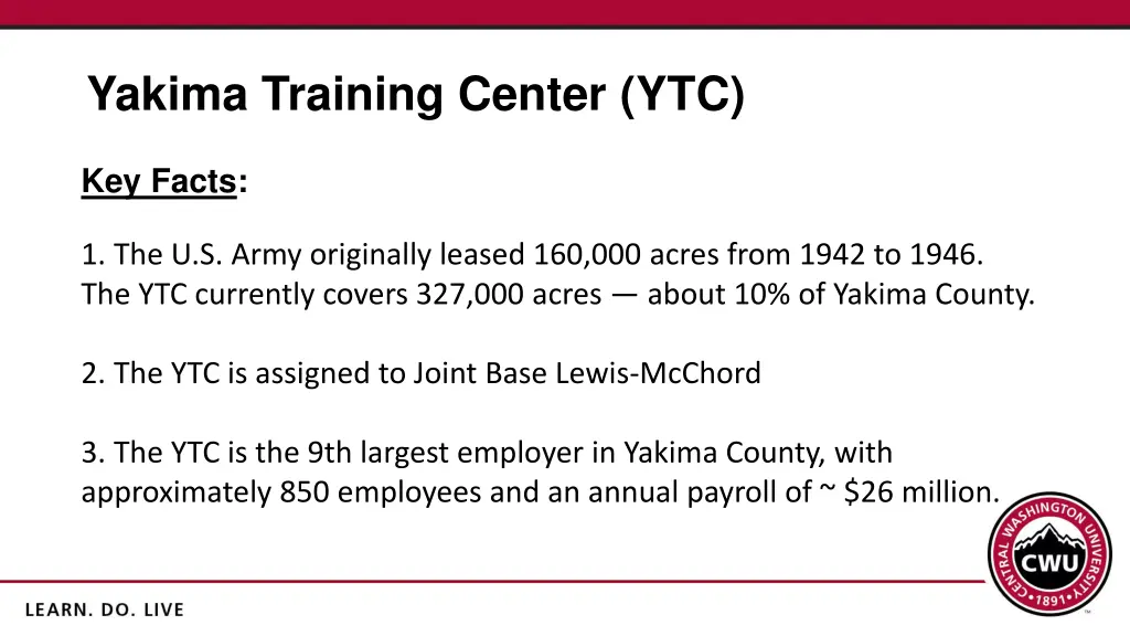 yakima training center ytc