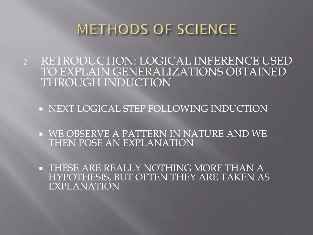 retroduction logical inference used to explain