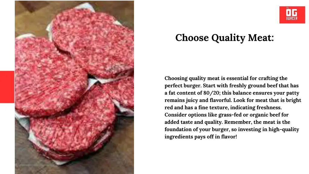 choose quality meat