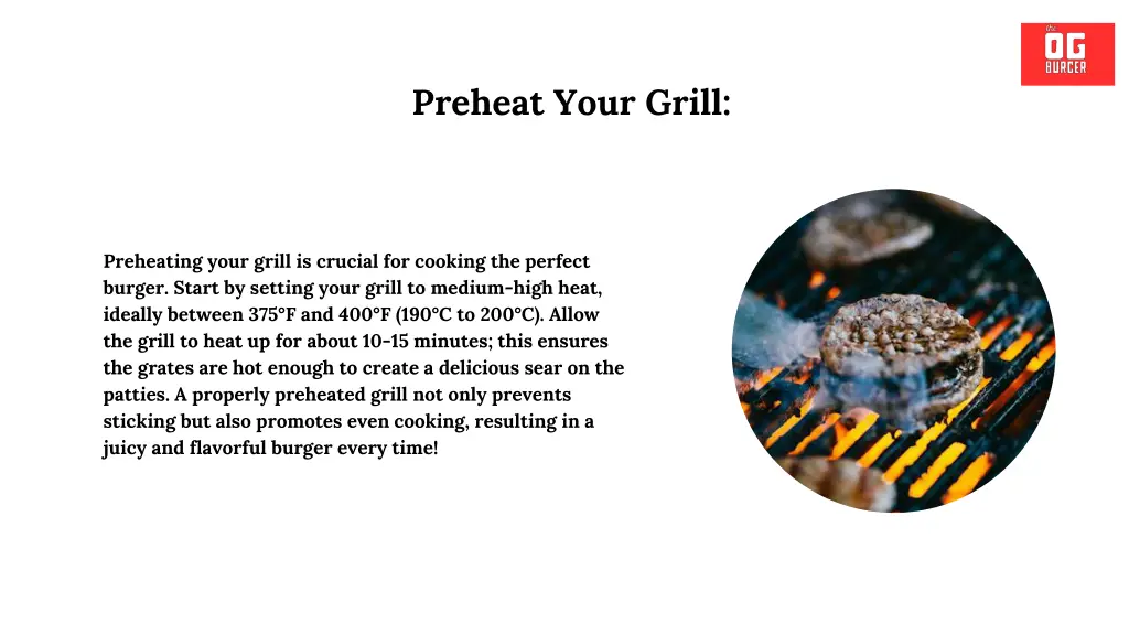 preheat your grill