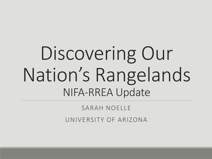 discovering our nation s rangelands nifa rrea