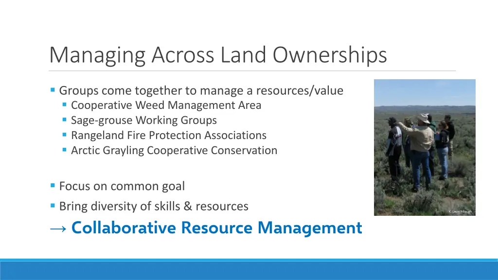 managing across land ownerships 1