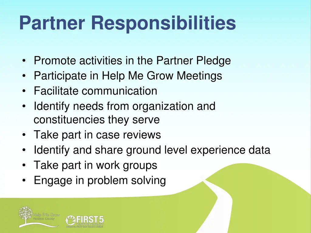 partner responsibilities