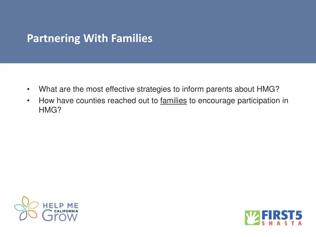 partnering with families