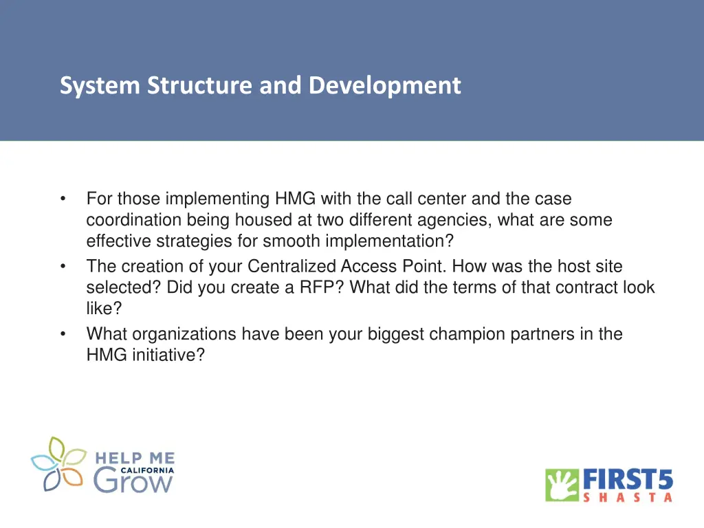 system structure and development