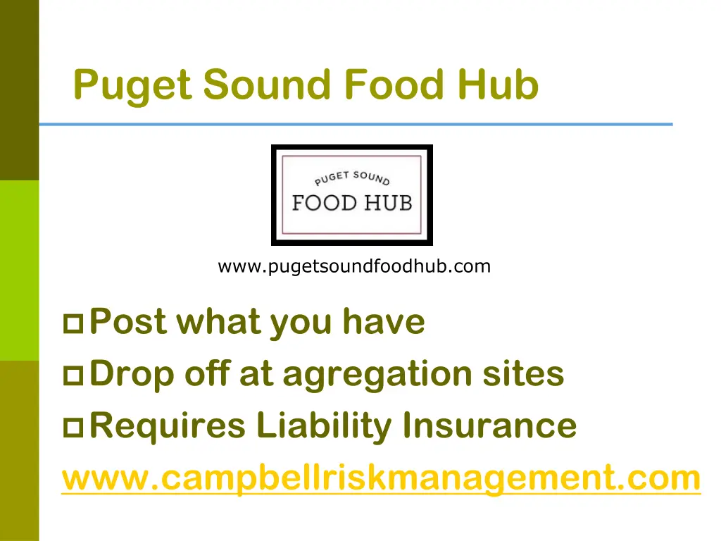 puget sound food hub