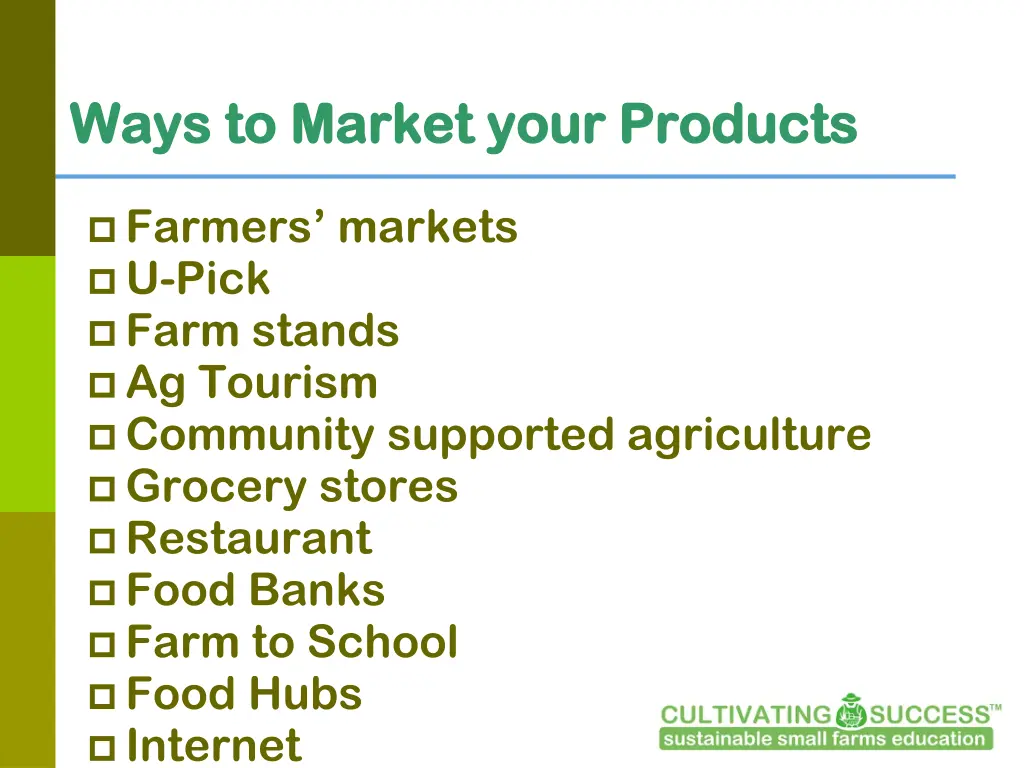 ways to market your products ways to market your