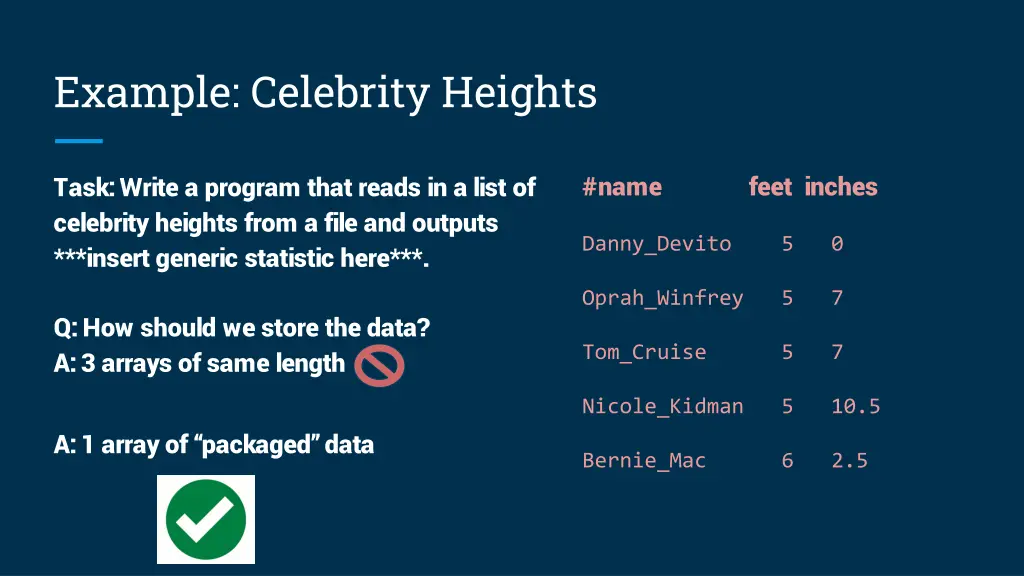 example celebrity heights