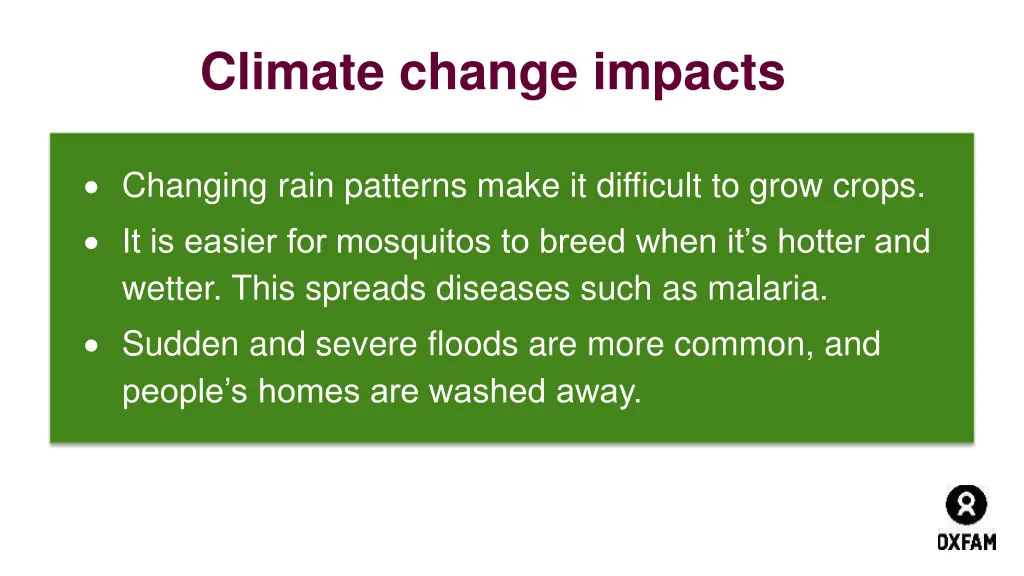 climate change impacts