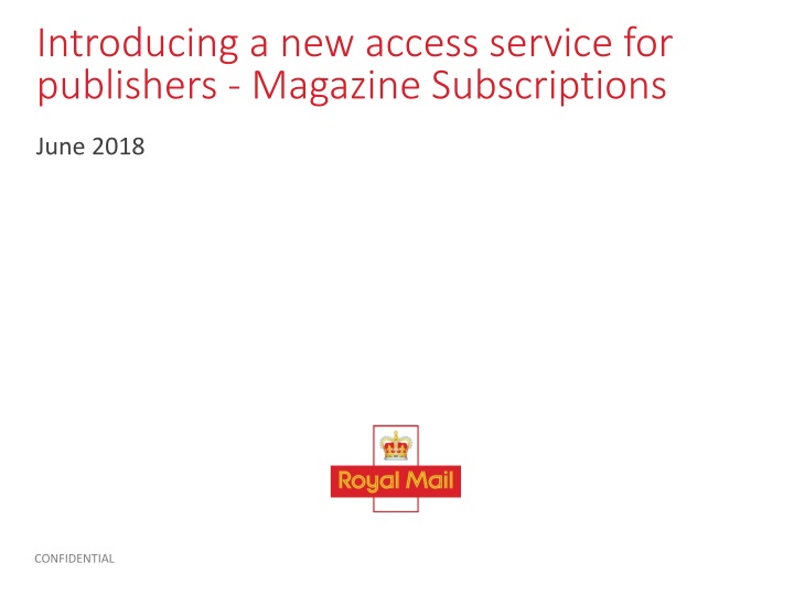 introducing a new access service for publishers