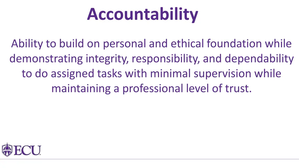 accountability