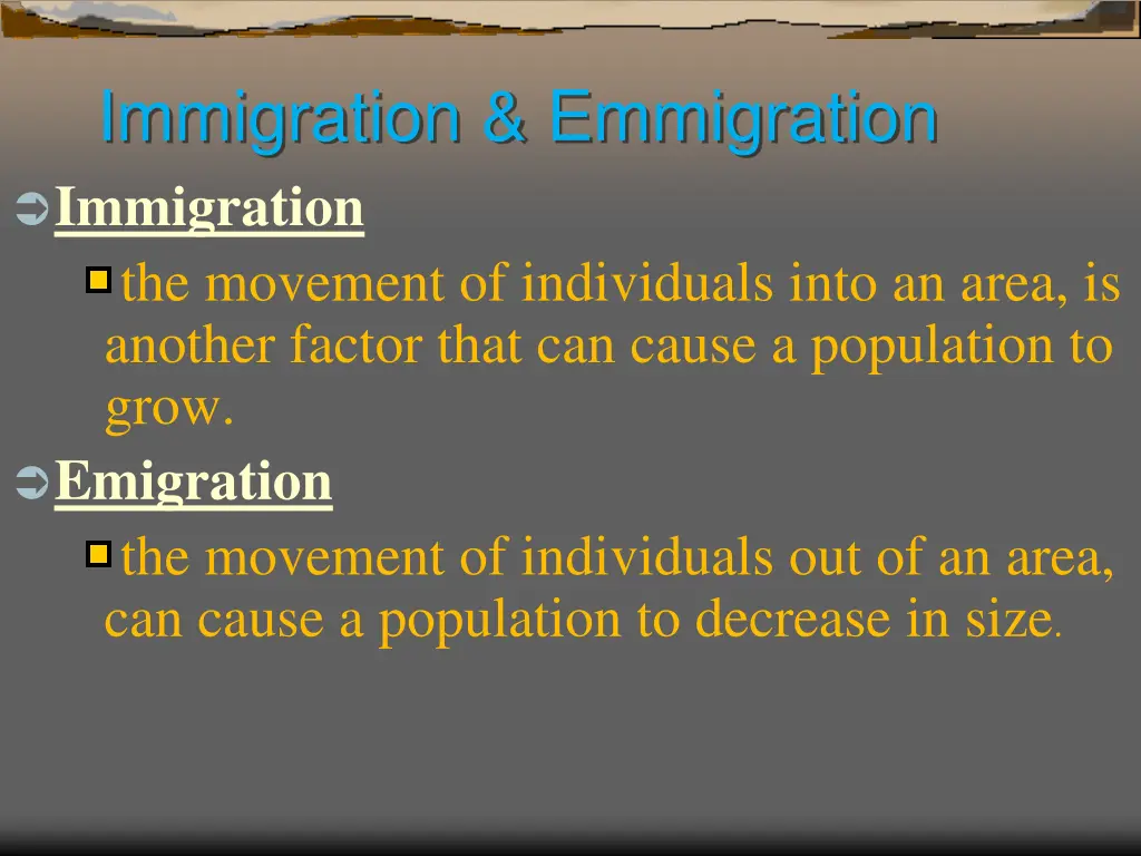 immigration emmigration immigration the movement