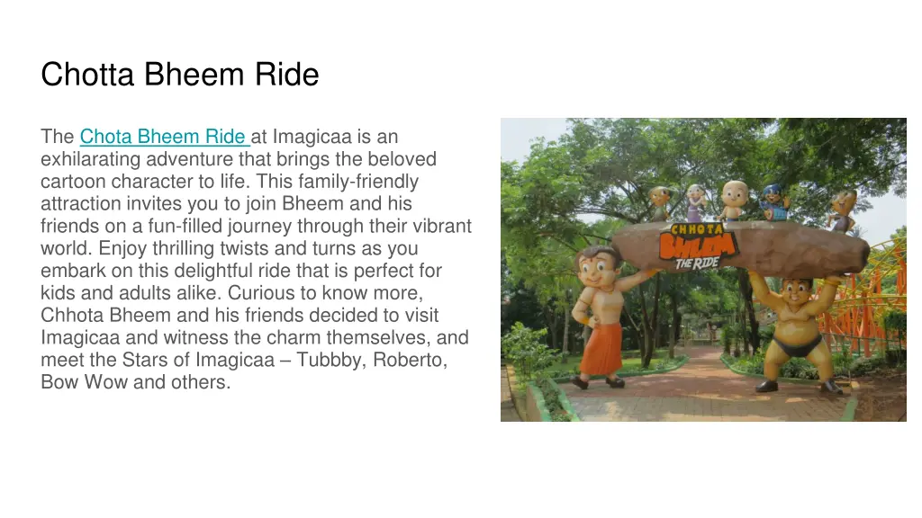 chotta bheem ride