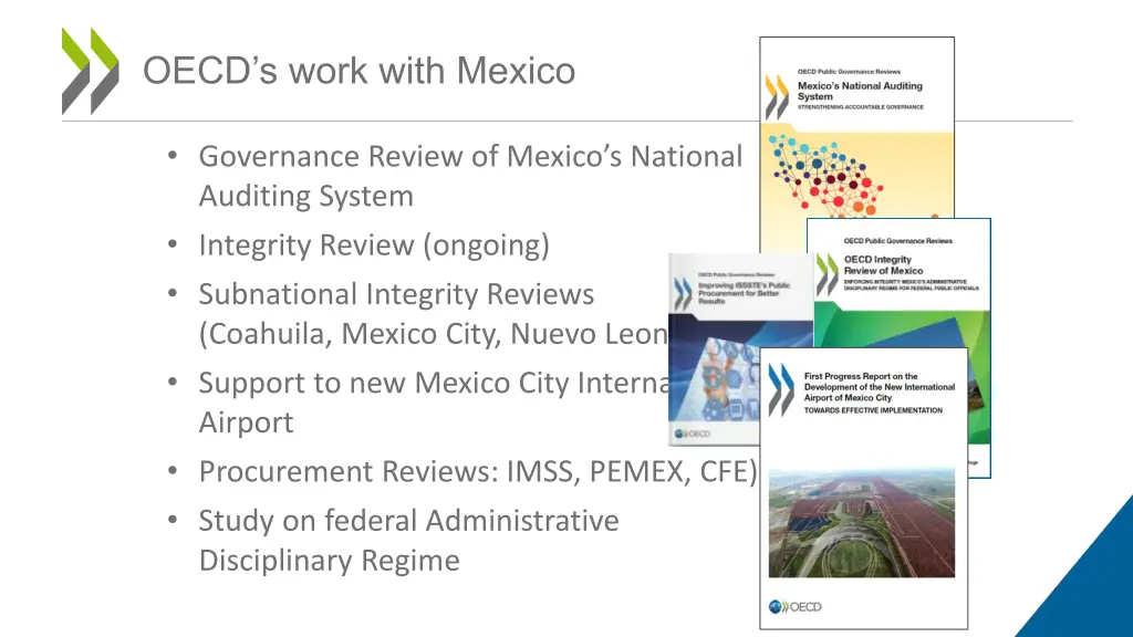 oecd s work with mexico