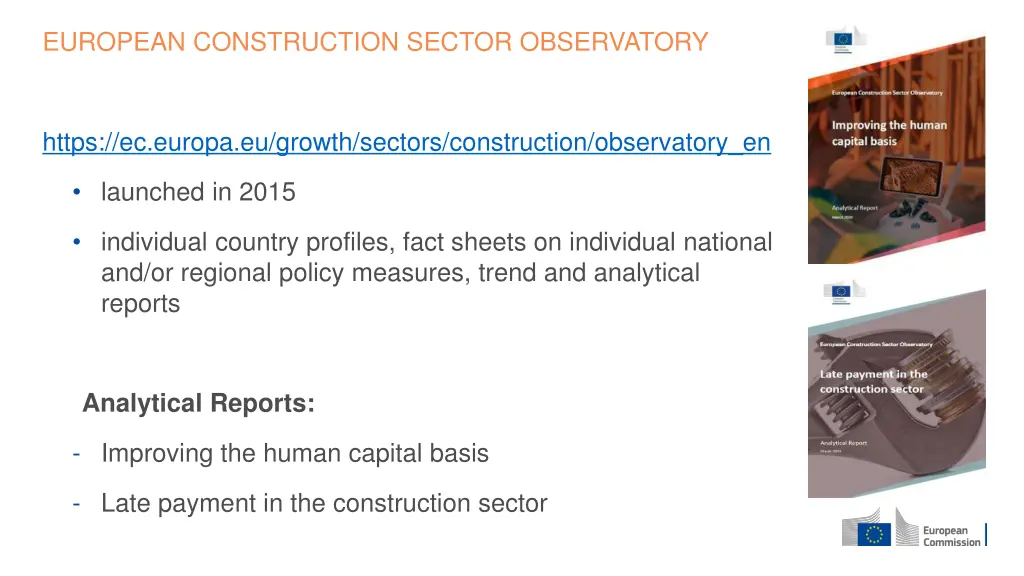 european construction sector observatory