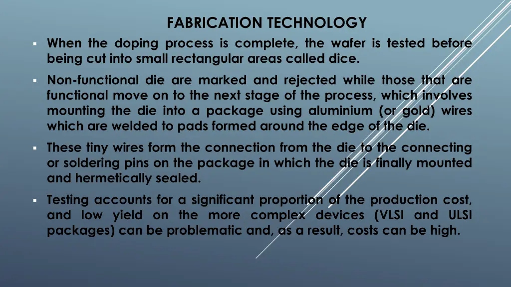 fabrication technology 1