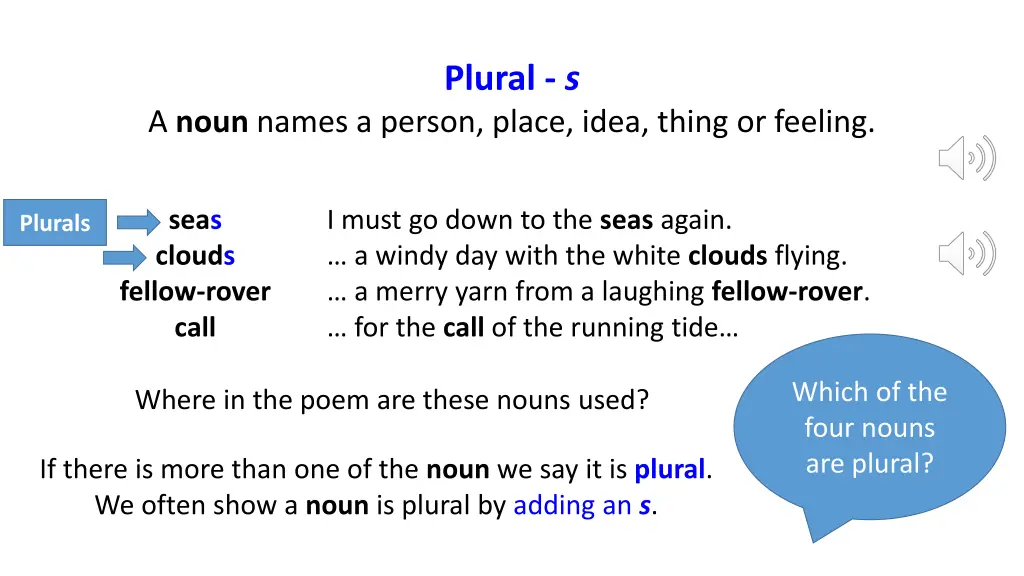 plural s