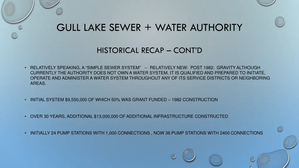 gull lake sewer water authority 2