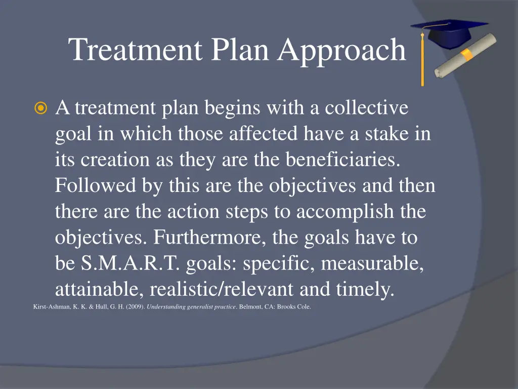 treatment plan approach