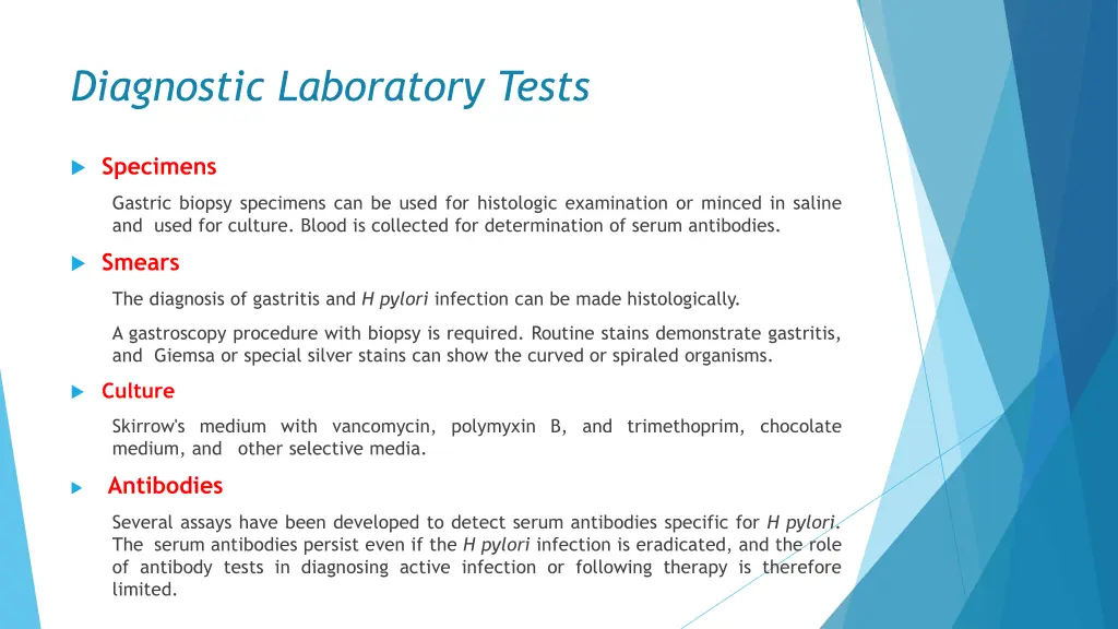 diagnostic laboratory tests