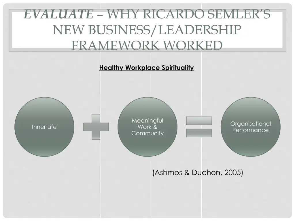 evaluate why ricardo semler s new business 3