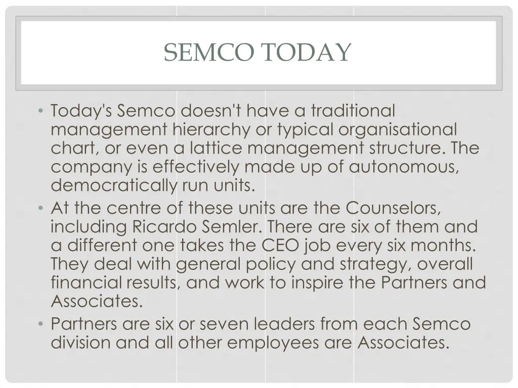 semco today