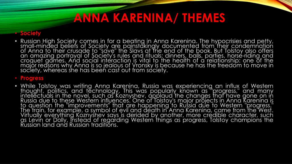 anna karenina themes 4