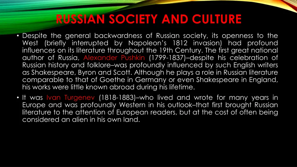 r ussian society and culture 1