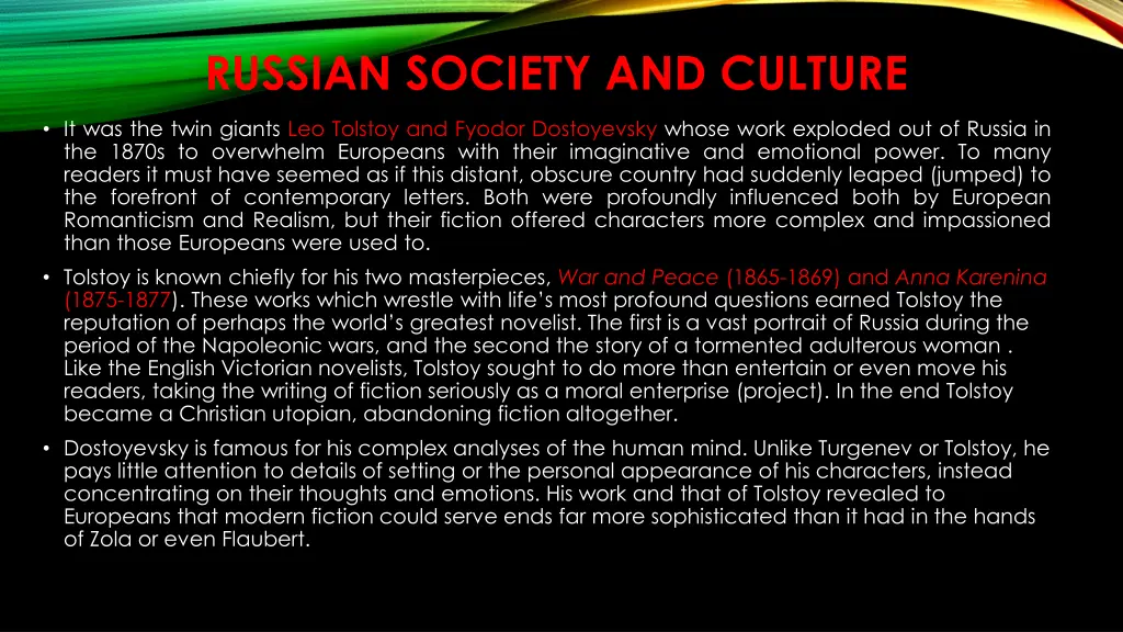 r ussian society and culture 2