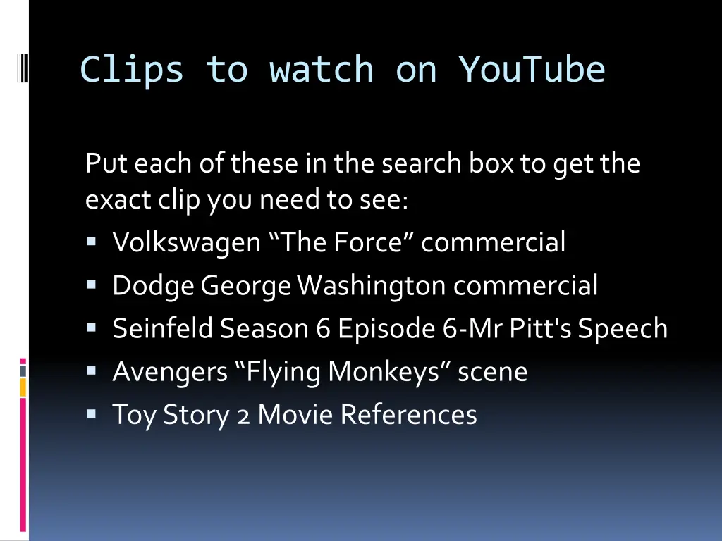 clips to watch on youtube