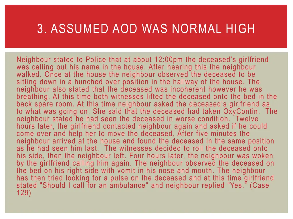 3 assumed aod was normal high