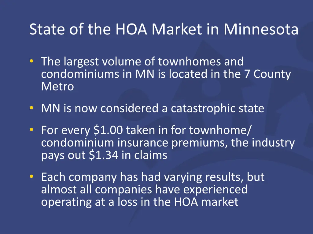 state of the hoa market in minnesota