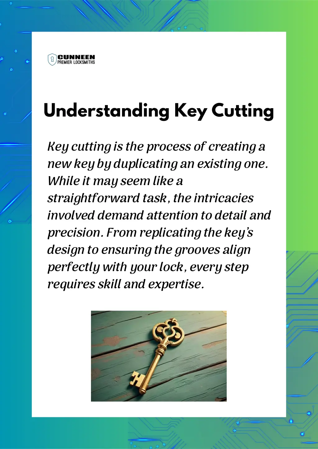 understanding key cutting