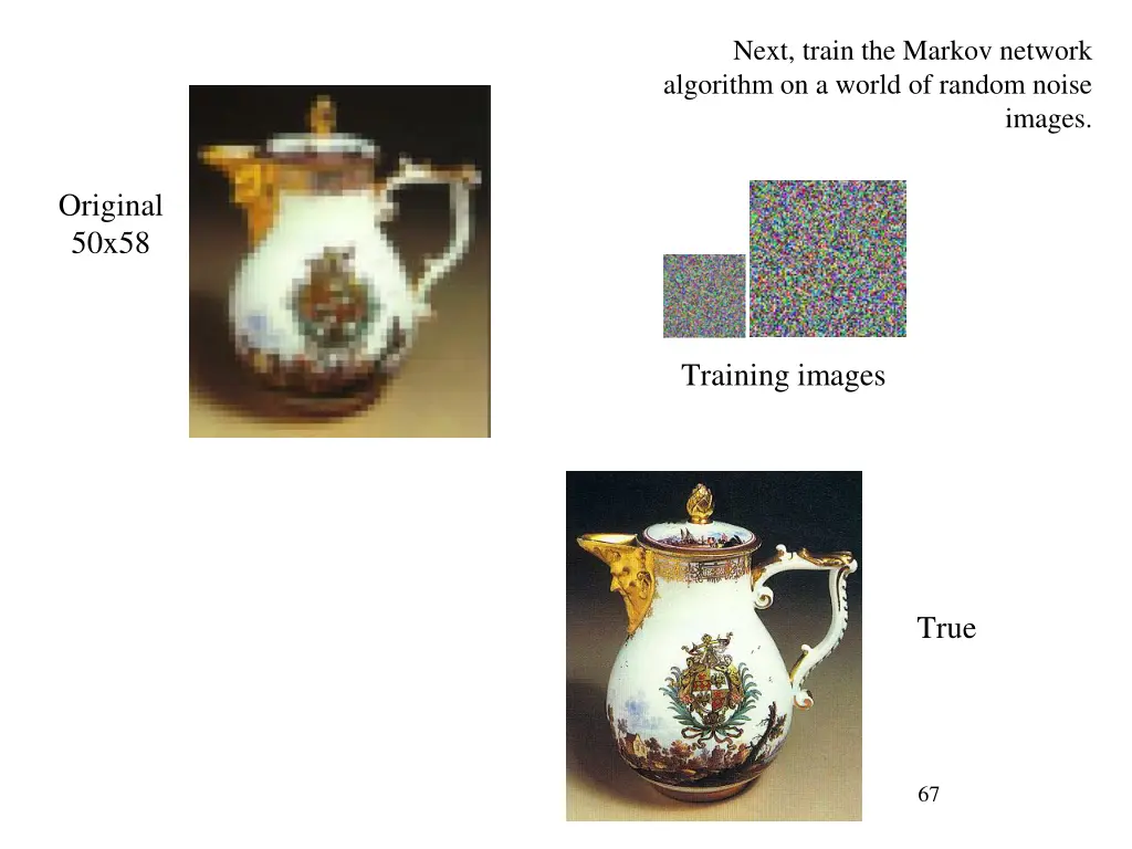 next train the markov network algorithm