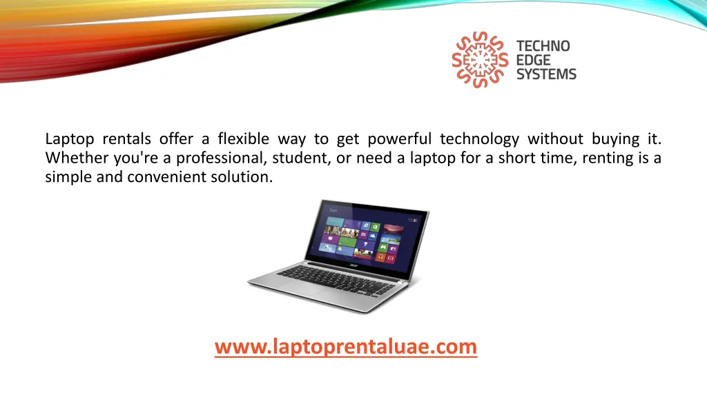 laptop rentals offer a flexible