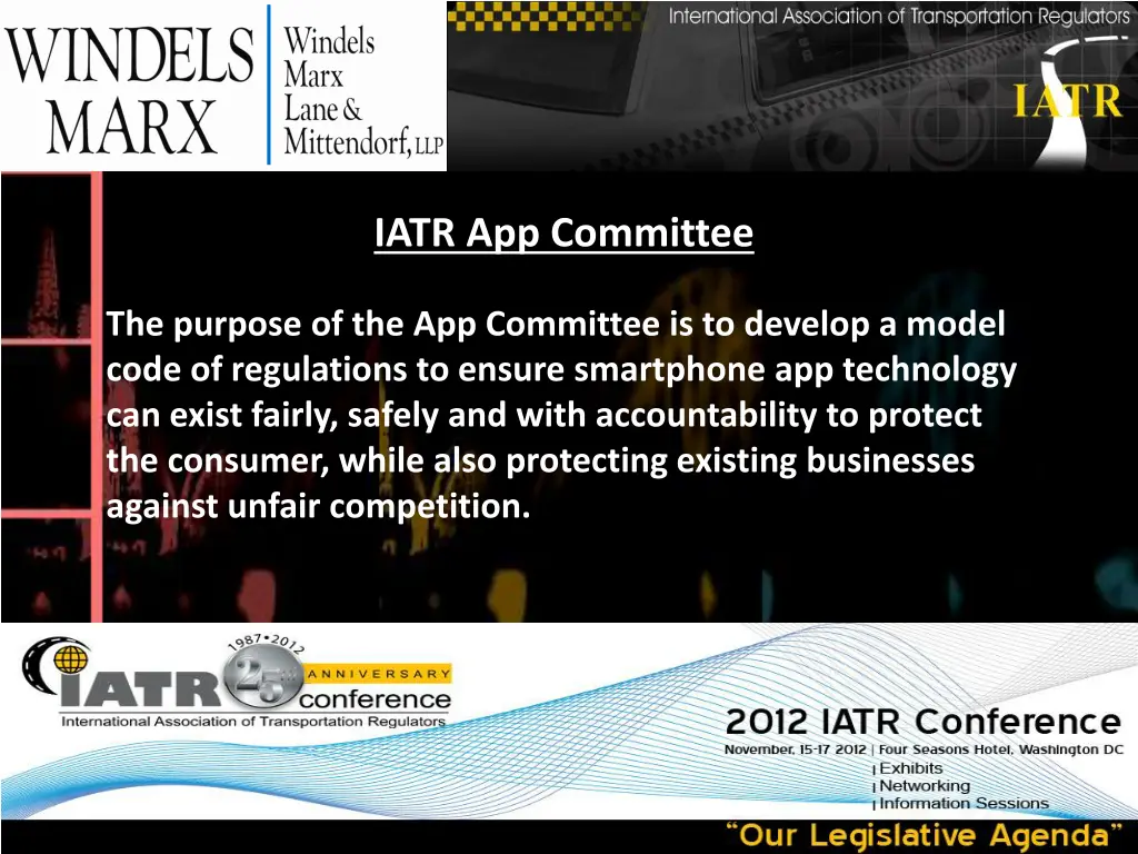 iatr app committee